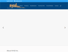 Tablet Screenshot of nyad.com